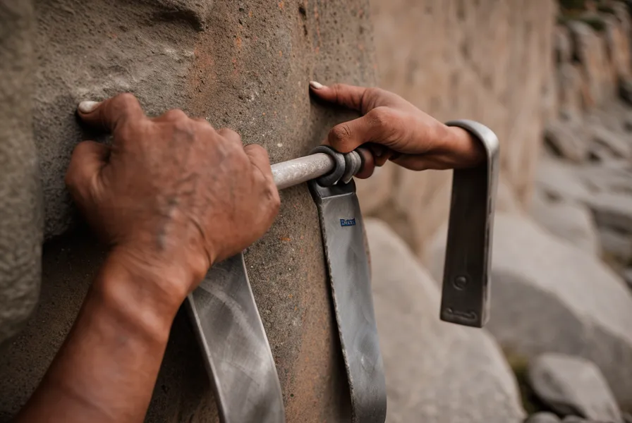 Manos sobre una barra de metal fría antes de practicar flexiones arqueras para ganar fuerza en los brazos