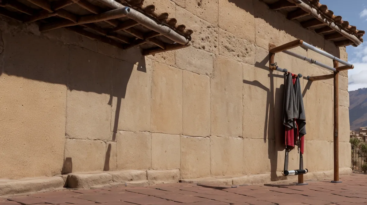 Curso de calistenia para principiantes: mujer entrenando fuerza funcional en el suelo de su sala en Cusco al amanecer